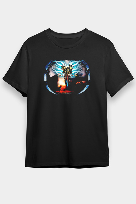 Diablo Siyah Unisex Tişört T-Shirt
