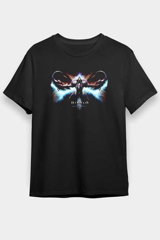 Diablo Siyah Unisex Tişört T-Shirt