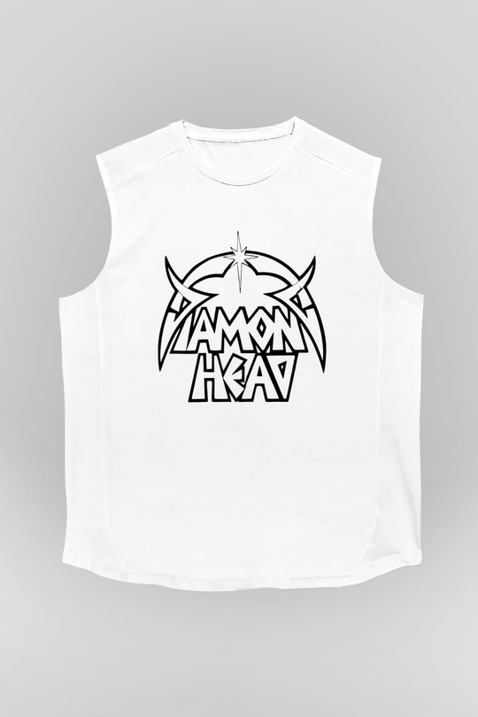 Diamond Head Beyaz Unisex Kolsuz Tişört
