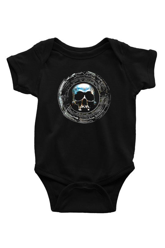 Dimmu Borgir Baskılı Unisex Siyah Bebek Body - Zıbın