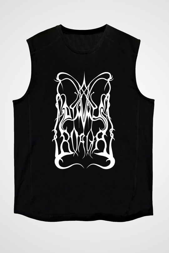 Dimmu Borgir Baskılı Unisex Siyah Kolsuz Tişört - Tshirt