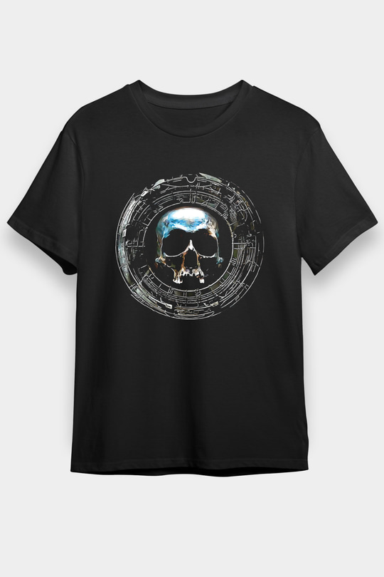 Dimmu Borgir Baskılı Unisex Siyah Tişört - Tshirt