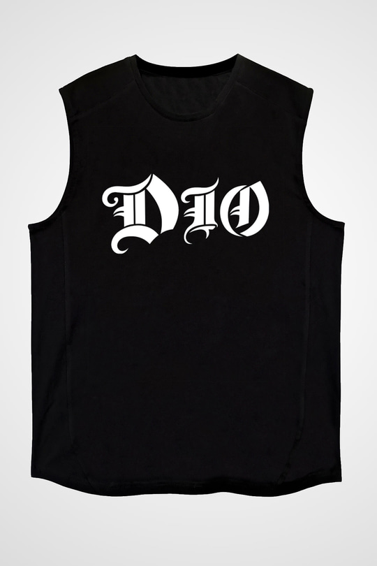 Dio Siyah Unisex Kolsuz Tişört