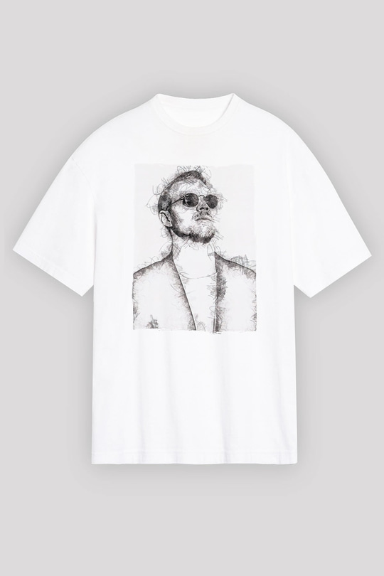 Diplo Beyaz Oversize Tişört Oversize T-shirt - TişörtFabrikası