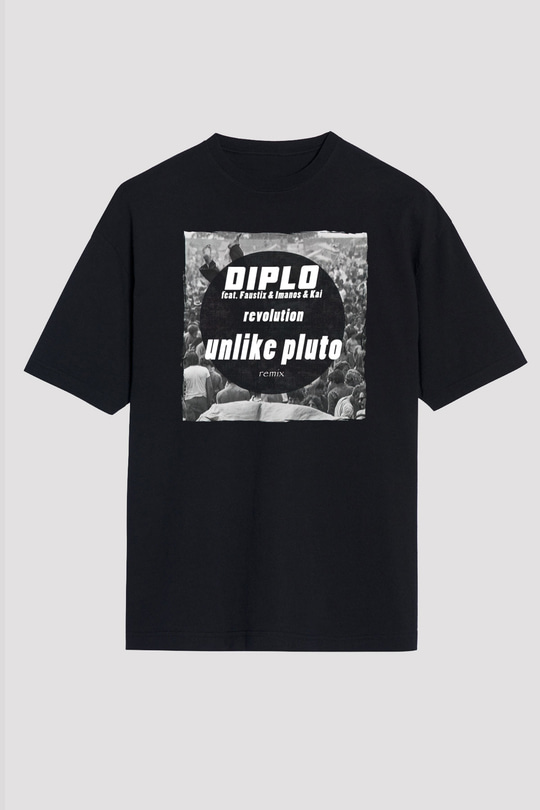Diplo Siyah Oversize Tişört Oversize T-shirt - TişörtFabrikası