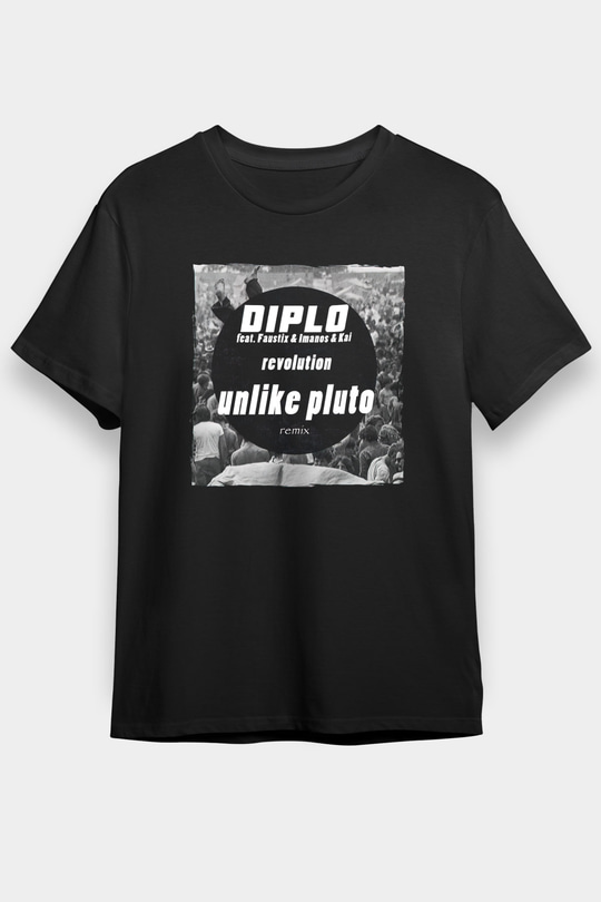 Diplo Siyah Unisex Tişört T-Shirt - TişörtFabrikası