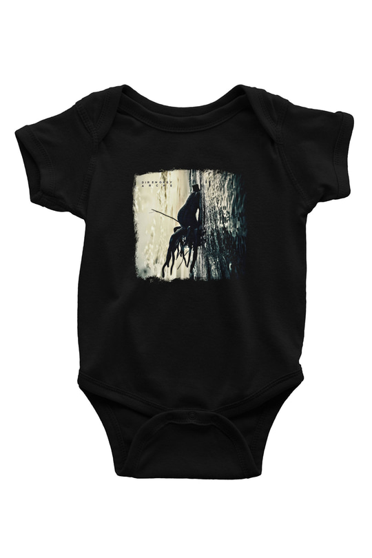 Dir En Grey Baskılı Unisex Siyah Bebek Body - Zıbın