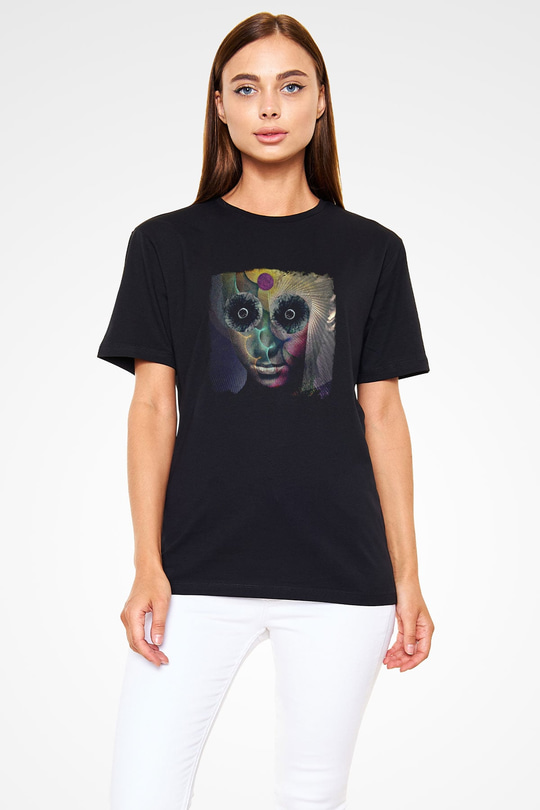 Dir En Grey Baskılı Unisex Siyah Tişört