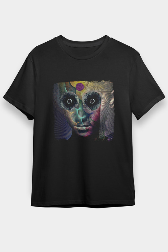 Dir En Grey Baskılı Unisex Siyah Tişört