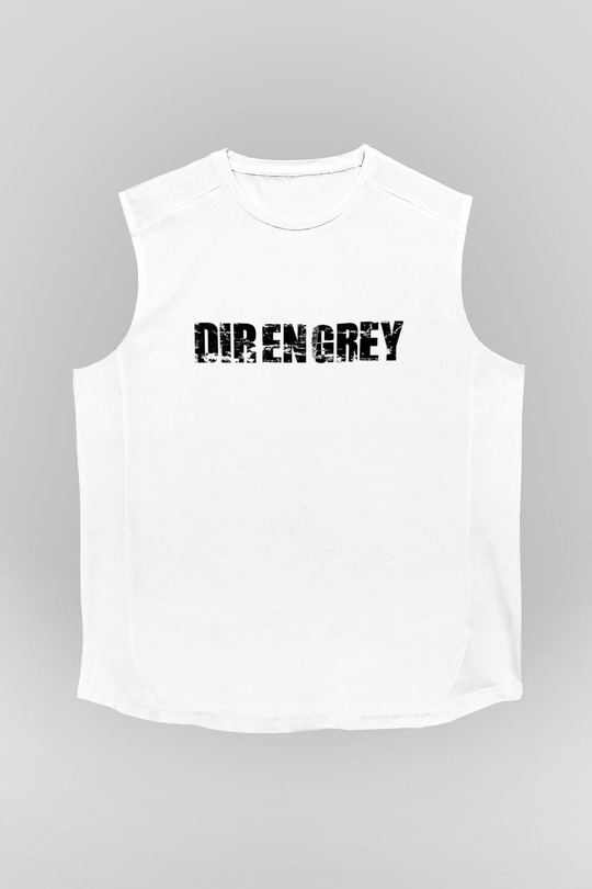 Dir En Grey Beyaz Unisex Kolsuz Tişört