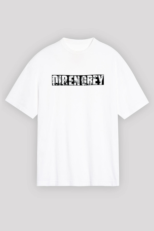 Dir En Grey Beyaz Unisex Oversize Tişört T-Shirt