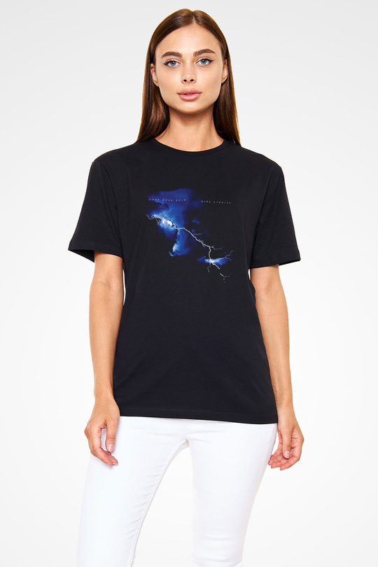 Dire Straits Baskılı Unisex Siyah Tişört
