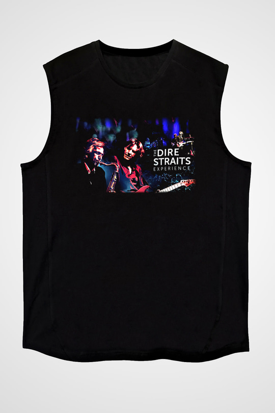Dire Straits Siyah Unisex Kolsuz Tişört