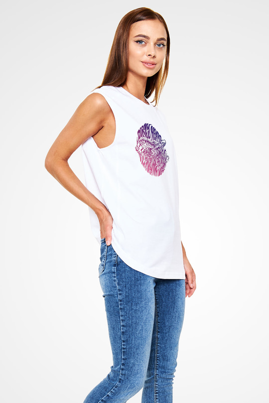 Dirty Heads Beyaz Unisex Kolsuz Tişört