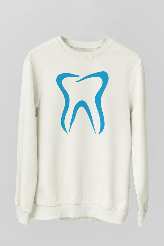 Diş hekimi Beyaz Unisex Sweatshirt