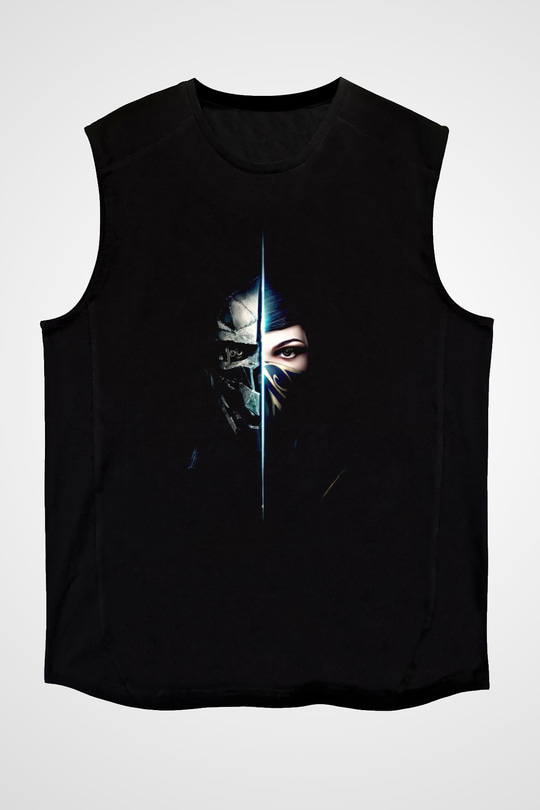 Dishonored 2 Siyah Unisex Kolsuz Tişört