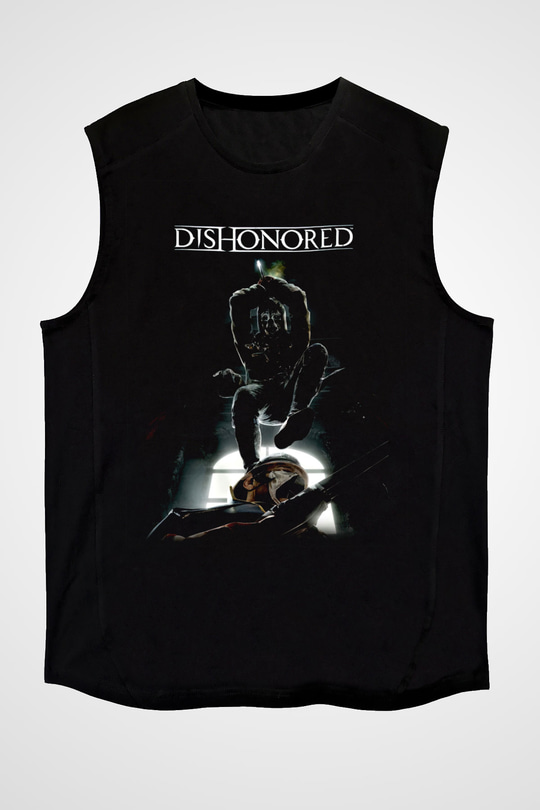 Dishonored 2 Siyah Unisex Kolsuz Tişört