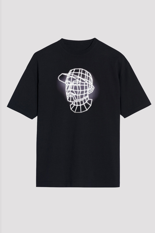 DJ Siyah Unisex Oversize Tişört T-Shirt