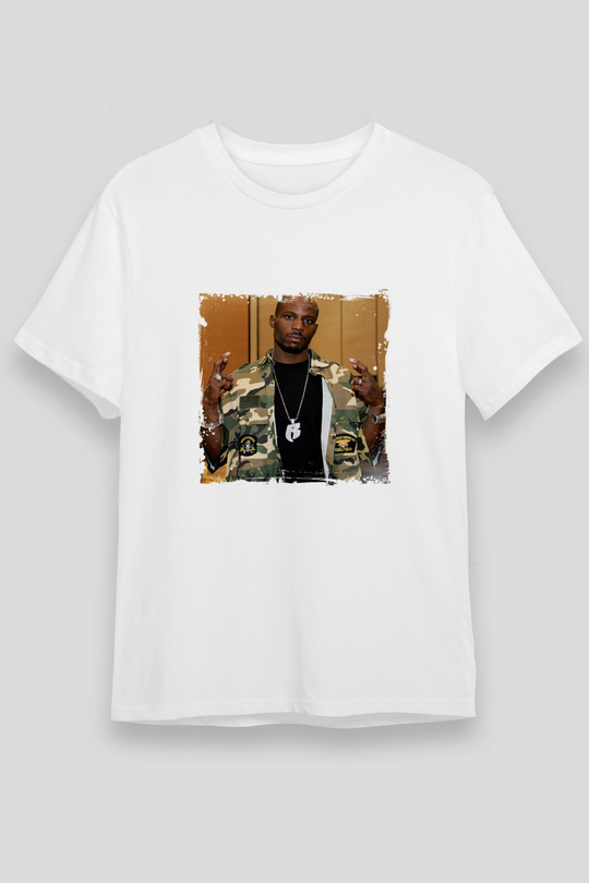 DMX Baskılı Unisex Beyaz Tişört