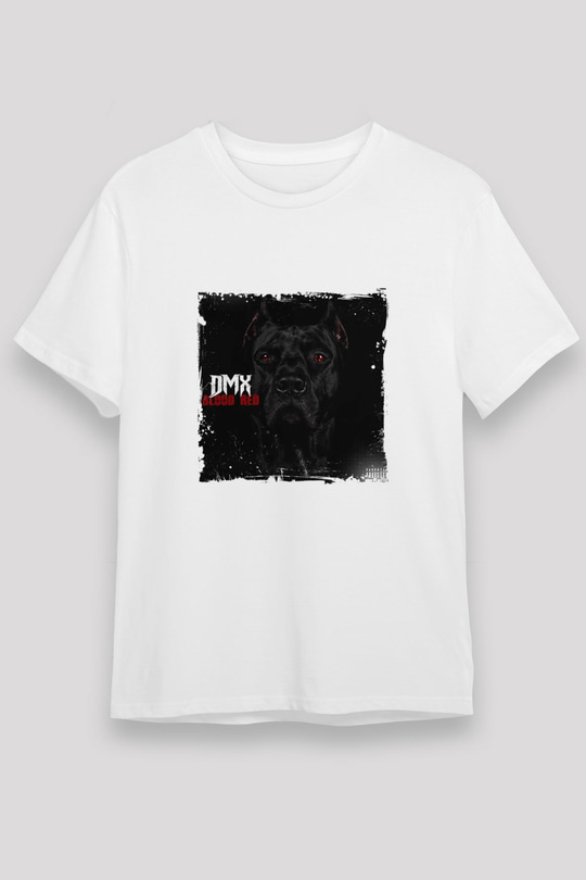 DMX Baskılı Unisex Beyaz Tişört