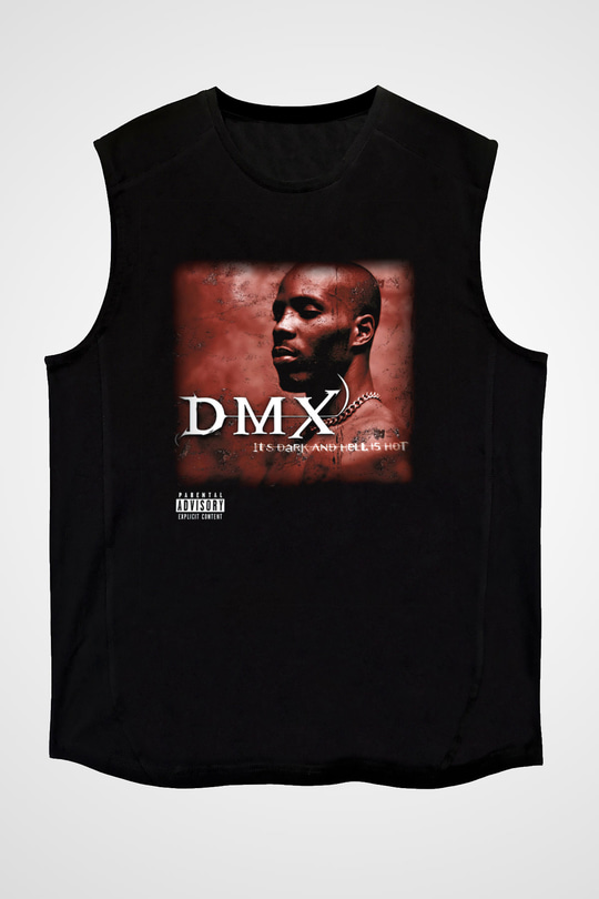 DMX Siyah Unisex Kolsuz Tişört