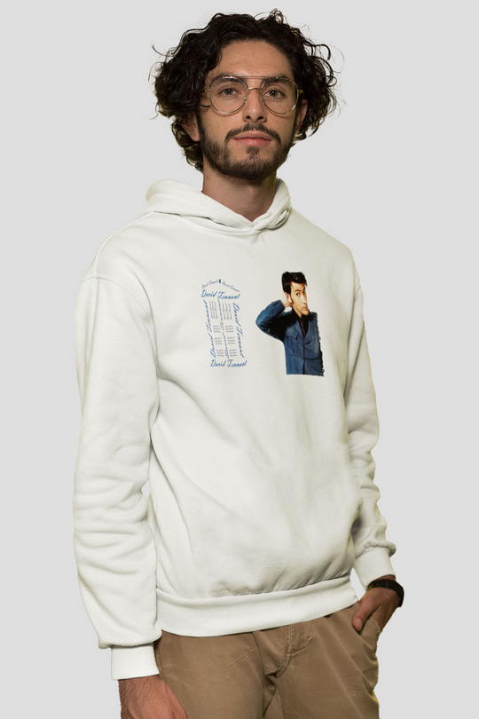 Doctor Who Beyaz Unisex Hoodie
