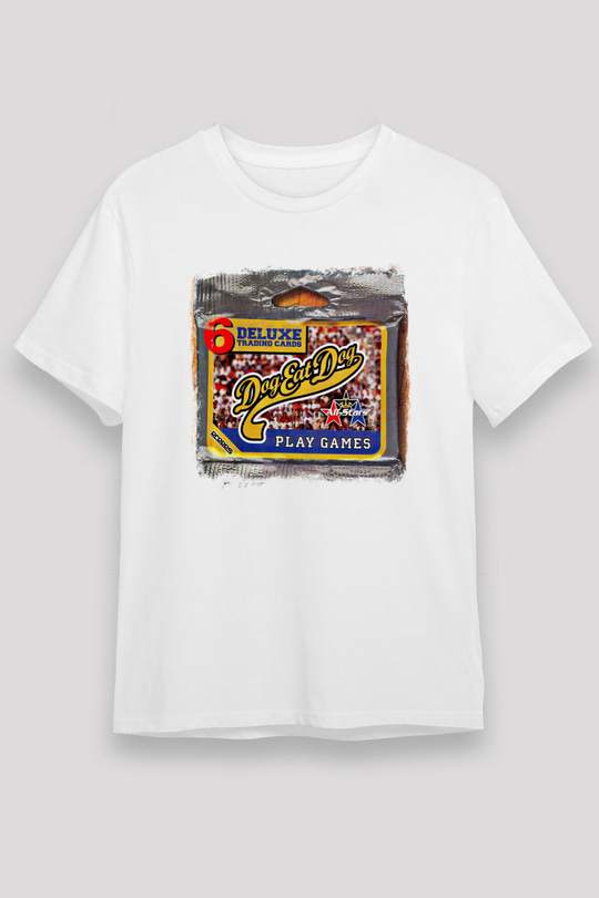Dog Eat Dog Baskılı Unisex Beyaz Tişört