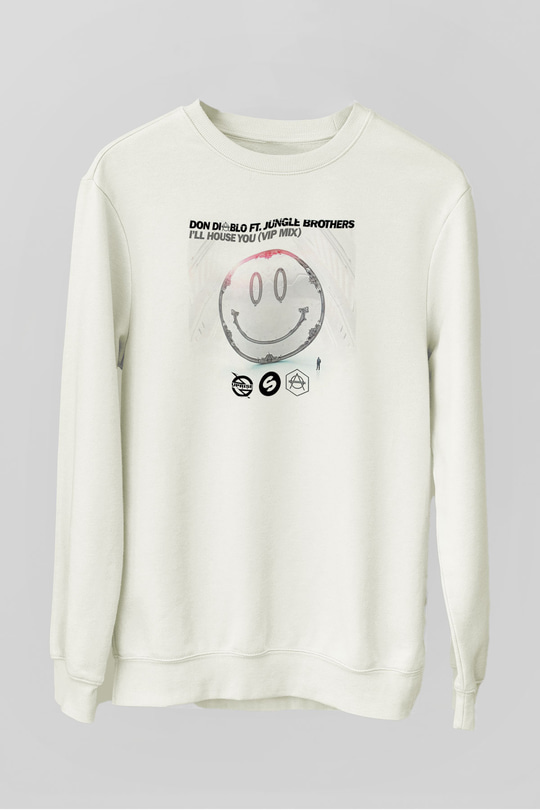 Don Diablo Beyaz Unisex Sweatshirt