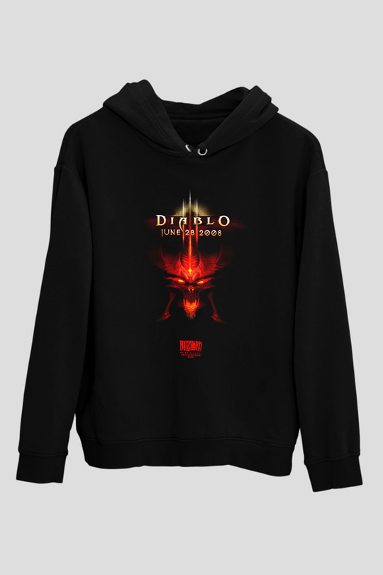 Don Diablo Siyah Unisex Hoodie