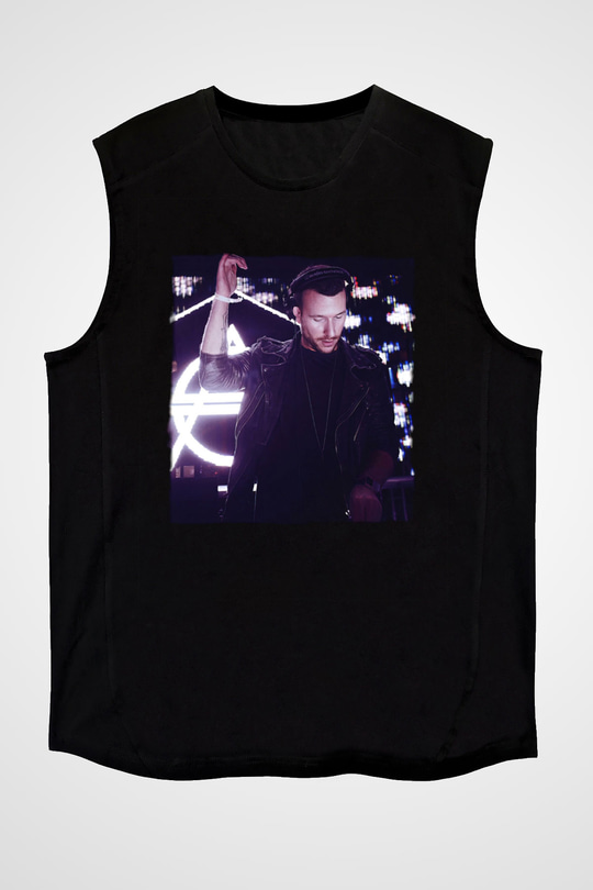 Don Diablo Siyah Unisex Kolsuz Tişört