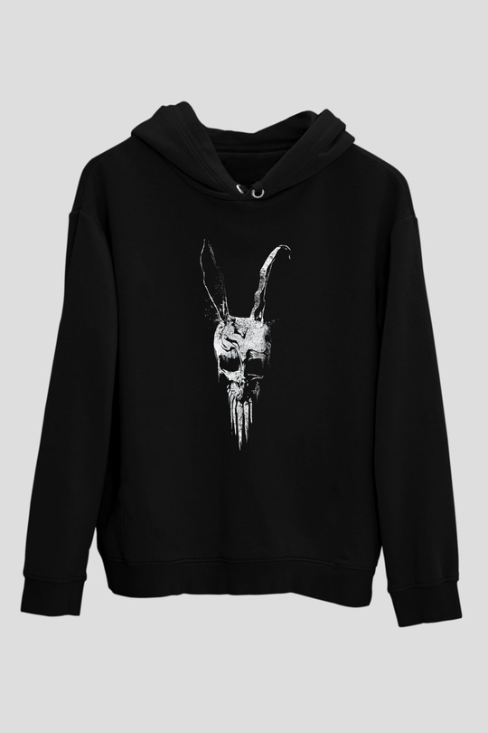 Donnie Darko Baskılı Unisex Siyah Hoodie