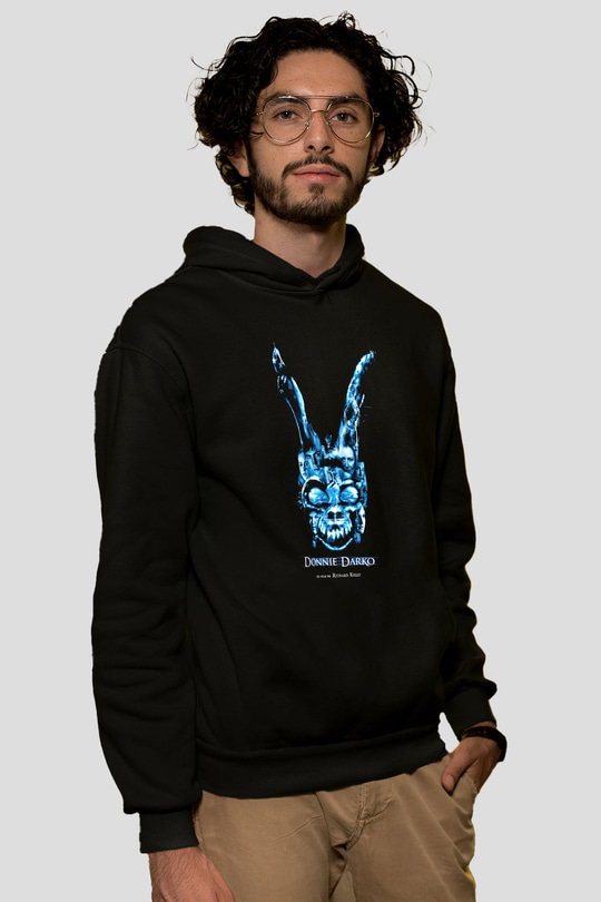 Donnie Darko Baskılı Unisex Siyah Hoodie