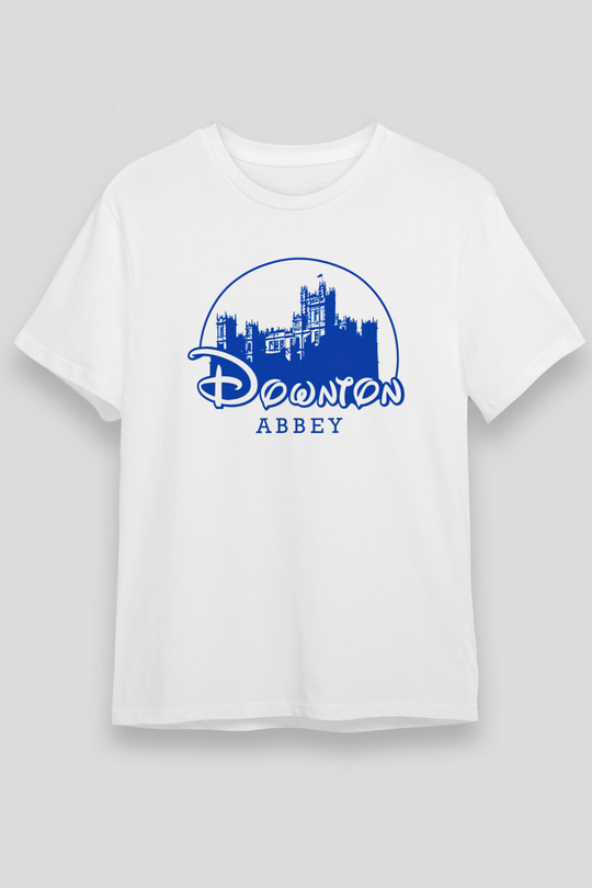 Downtown Abbey Beyaz Unisex Tişört T-Shirt