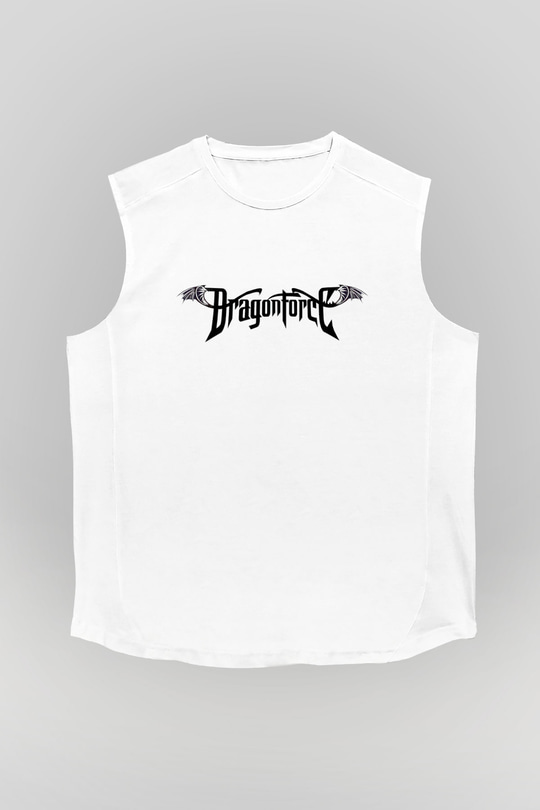 DragonForce Beyaz Unisex Kolsuz Tişört