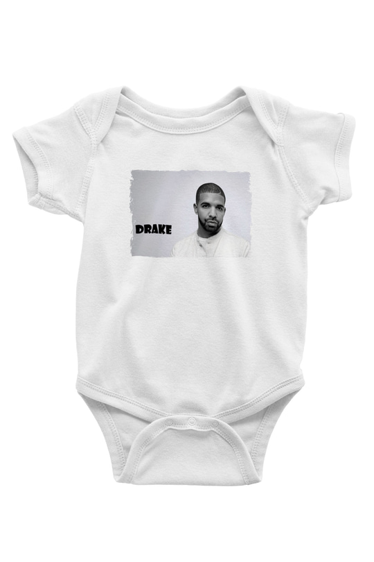 Drake Beyaz Bebek Body - Zıbın