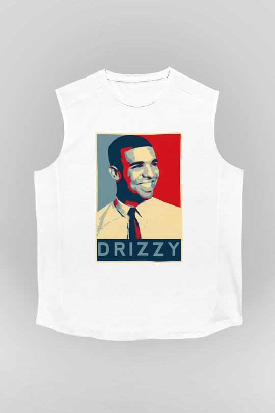 Drake Beyaz Unisex Kolsuz Tişört