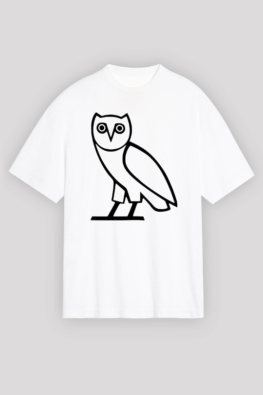 Drake Beyaz Unisex Oversize Tişört T-Shirt