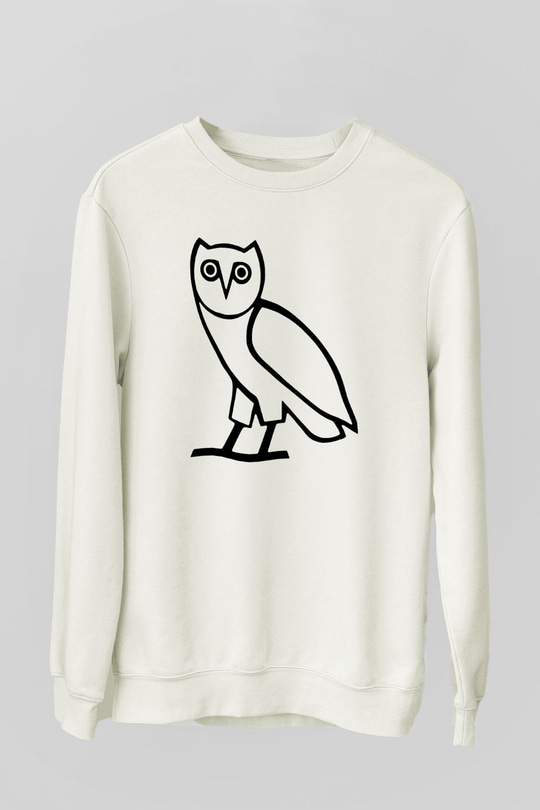 Drake Beyaz Unisex Sweatshirt