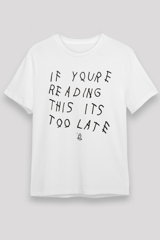 Drake Beyaz Unisex Tişört T-Shirt - TişörtFabrikası