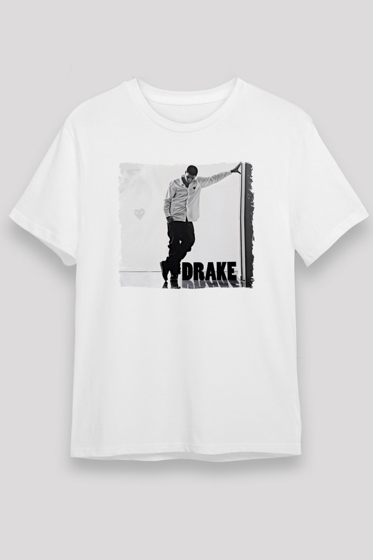 Drake Beyaz Unisex Tişört T-Shirt - TişörtFabrikası