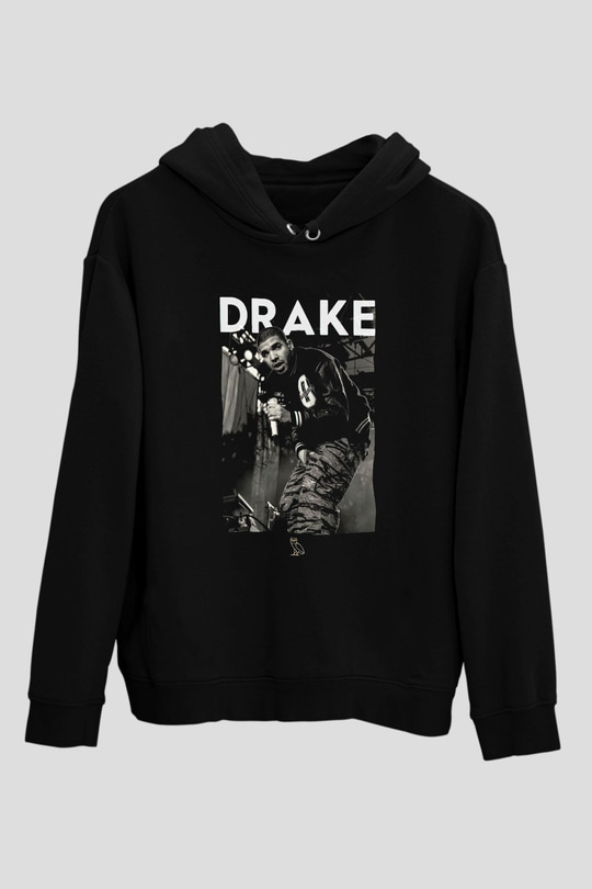 Drake Siyah Unisex Hoodie