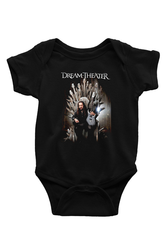 Dream Theater Baskılı Siyah Bebek Body - Zıbın