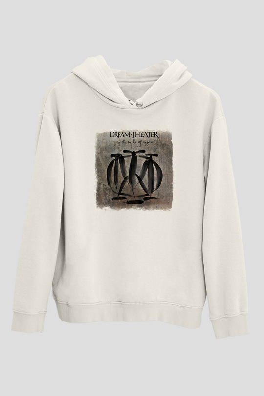 Dream Theater Baskılı Unisex Beyaz Hoodie