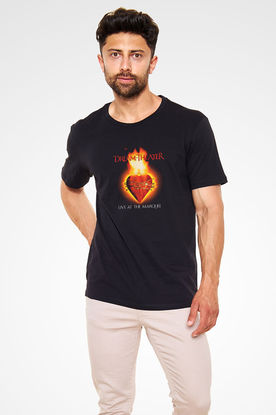 Dream Theater Baskılı Unisex Siyah Tişört