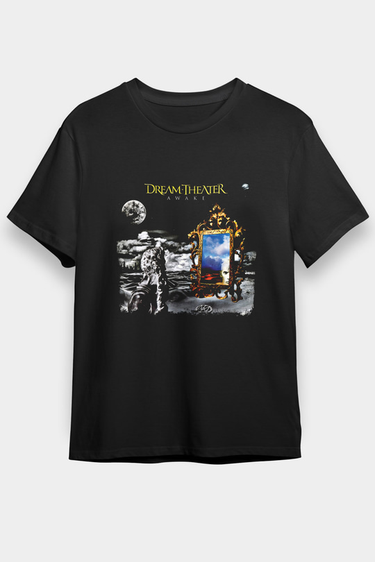 Dream Theater Baskılı Unisex Siyah Tişört