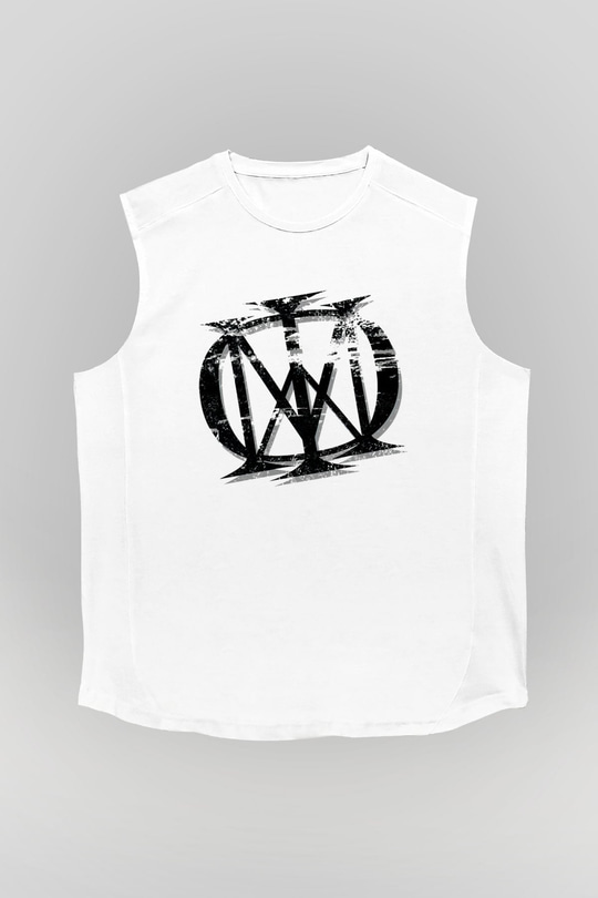 Dream Theater Beyaz Unisex Kolsuz Tişört