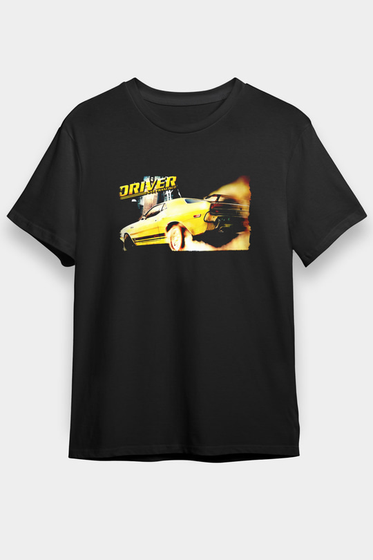 Driver Siyah Unisex Tişört T-Shirt