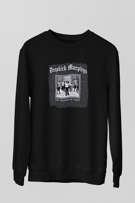 Dropkick Murphys Baskılı Unisex Siyah Sweatshirt