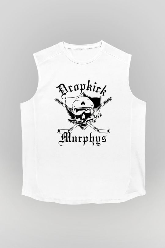 Dropkick Murphys Beyaz Unisex Kolsuz Tişört