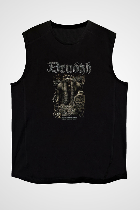 Drudkh Siyah Unisex Kolsuz Tişört